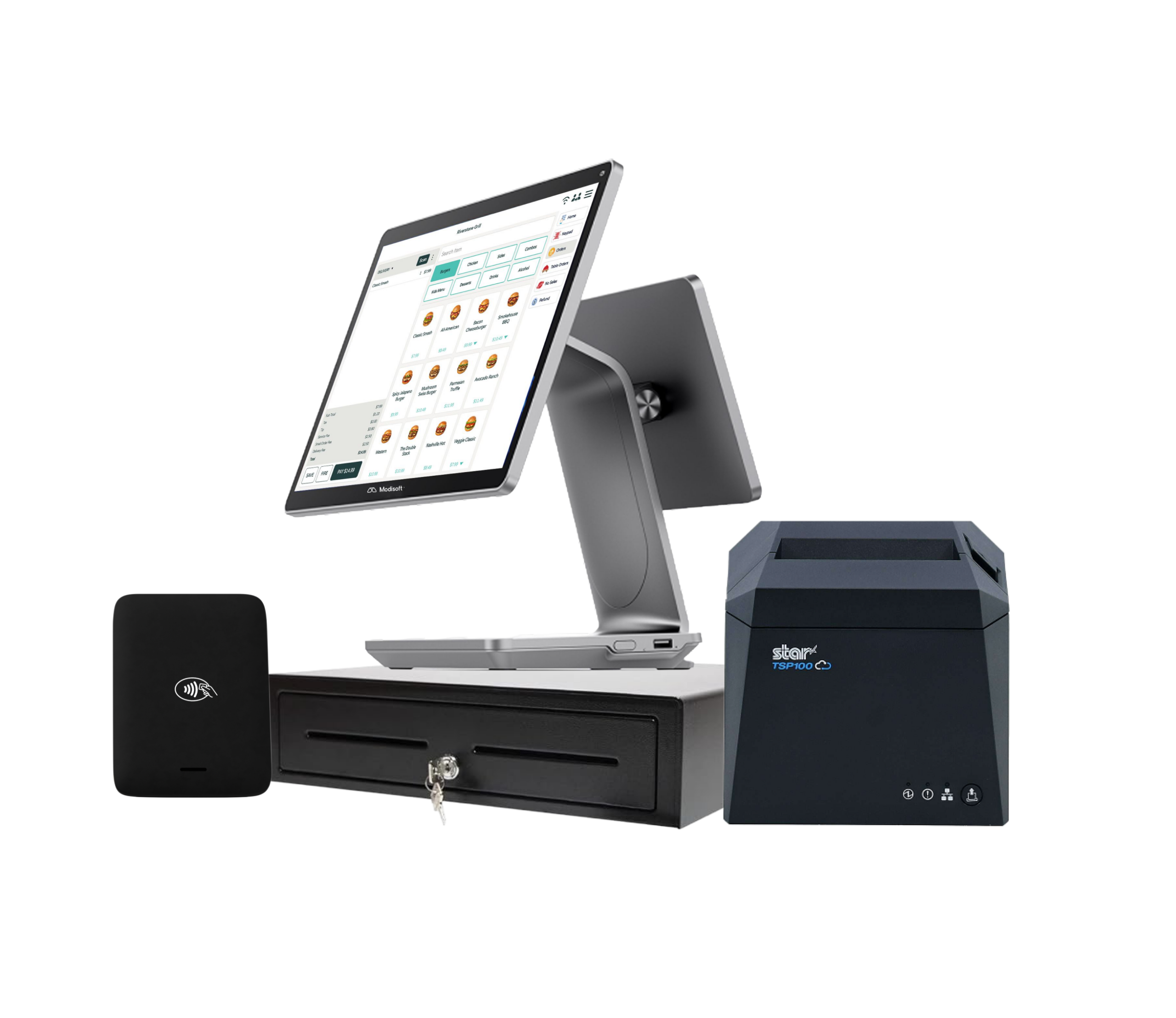Modisoft point of sale hardware bundle